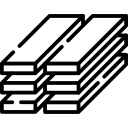 Black square template for design placeholders.