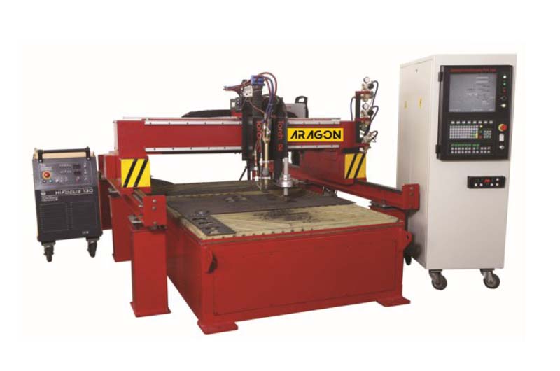 CNC plasma cutting machine for precision metalwork.